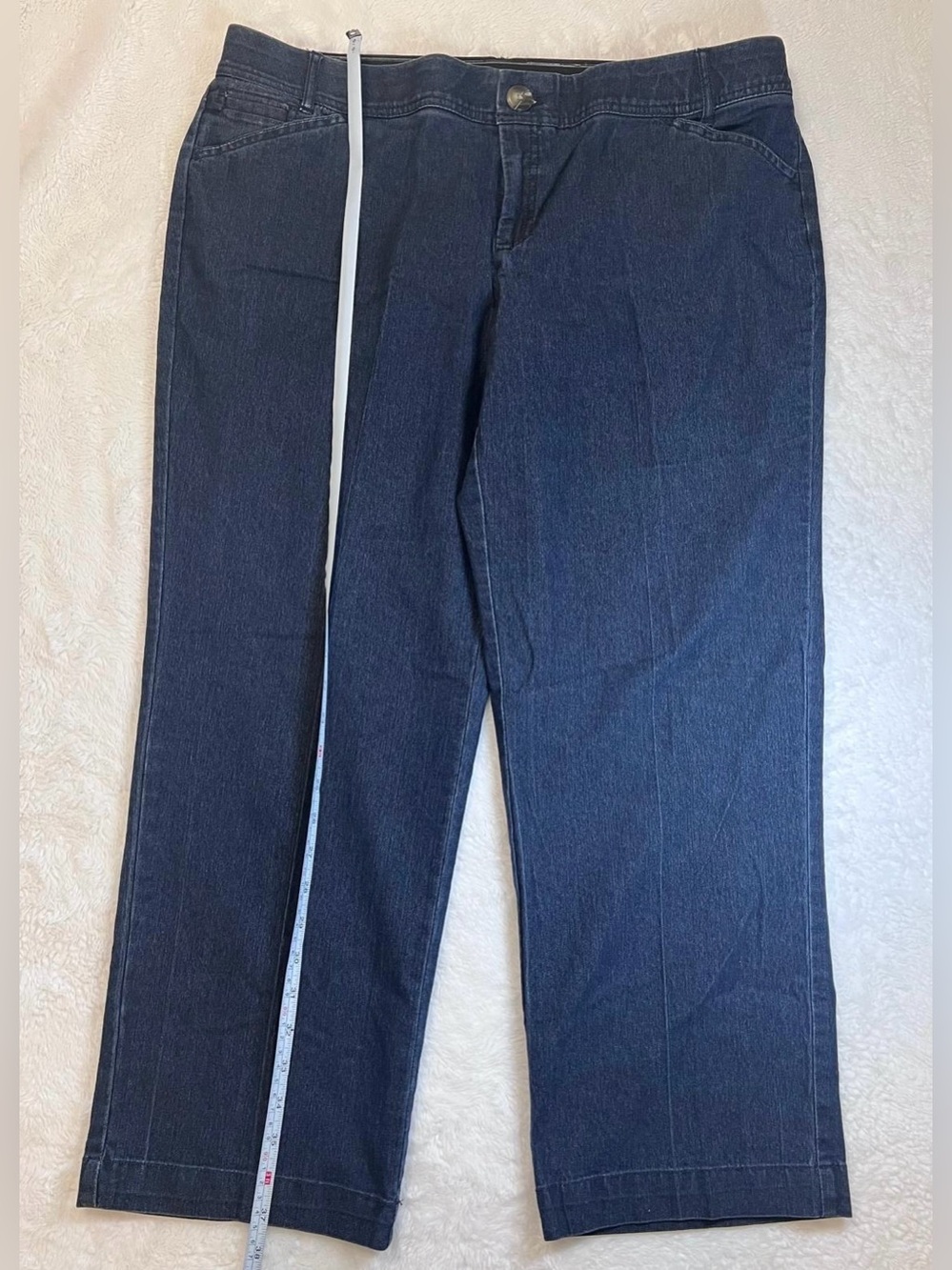 Avenue Men’s Relaxed Dark Indigo Jeans